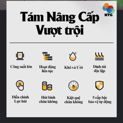 Máy hút chân không thực phẩm Shineye W230 tự động, hút khô và hút ướt với 2 chế độ hàn, tích hợp hàn độc lập, kiểm soát lực hút, hàng chính hãng