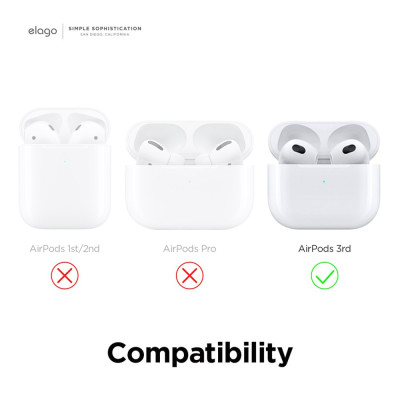 Ốp case bảo vệ Elago Dành Cho AirPods 3 AW5- Hàng chính hãng