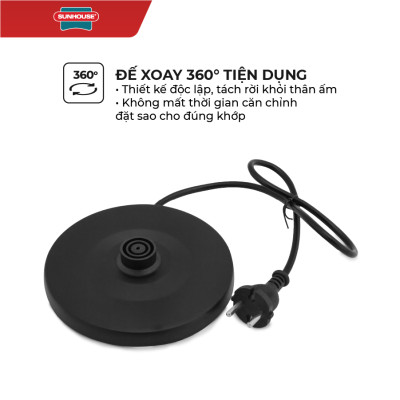 Bình Đun Siêu Tốc Sunhouse HTD1088 (1.8 lít) - Hàng chính hãng