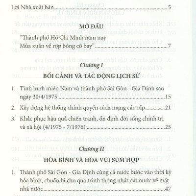 Thành Phố Hồ Chí Minh 45 Năm Hòa Bình, Hòa Vui Và Phát Triển (1975 - 2020)