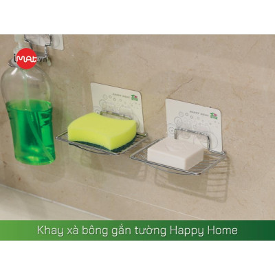 iMat Khay xà bông gắn tường Happy Home
