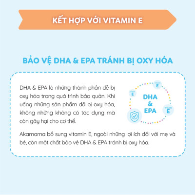 Bổ sung DHA & EPA cho bà bầu Akamama (90 viên)