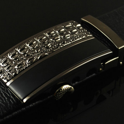 Thắt Lưng Nam Cao Cấp AT Leather P104 - Đen