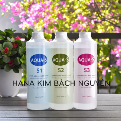 Combo 3 chai S1 S2 S3 - AHA BHA Lotion - Dùng Chung Với Máy Aqua Peel + Tặng 50g Mặt Nạ Dẻo (Hàng Chính Hãng)