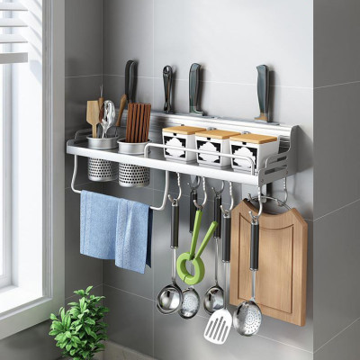 Kệ Đựng Gia Vị Nhà Bếp Tiện Lợi, Giá Treo Dụng Cụ Nhà Bếp Gắn Tường, Kệ Đựng Đồ Nhà Tắm Đa Năng, Tiện Dụng, Không Cần Khoan – MH3112