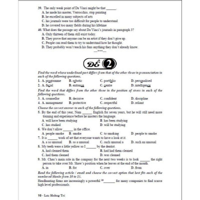 Sách - Giới thiệu bộ đề thi môn tiếng anh tốt nghiệp THPT (theo chương trình GDPT mới - áp dụng từ năm 2025) - HA