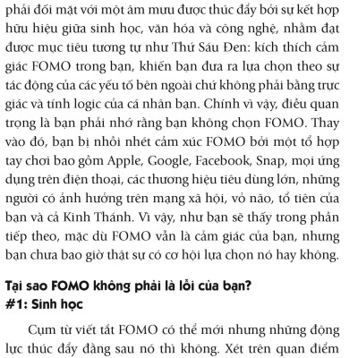 Đừng Sợ Lỡ Cuộc Chơi - Fear Of Missing Out