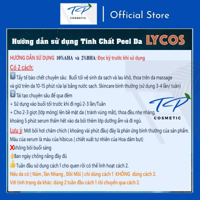 Combo 3 - Sáng Da Mờ Nám Lycos : Tinh chất Peel Da Lycos + Kem Nám Đêm Lycos + Dưỡng ẩm Lycos