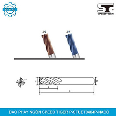 Dao phay vuông Speed Tiger P-SFUET0404P-nACo