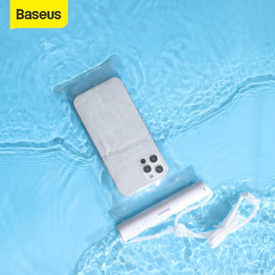 Túi chống nước dùng cho điện thoại Baseus nắp trượt chuẩn IP X8 - Baseus Cylinder Slide-Cover Waterproof Bag ( for under 7.2 inch SmartPhone) - Hàng chính hãng