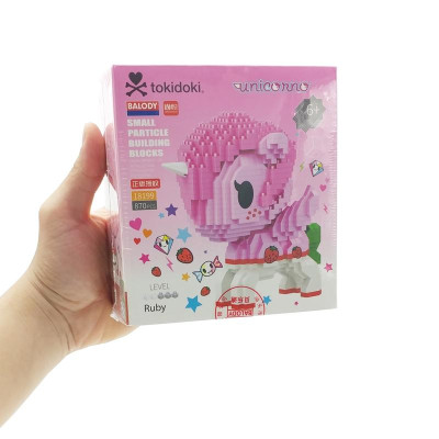 Đồ Chơi Lắp Ráp Kỳ Lân Nhiệm Màu Ruby - Balody 18199 (870 Mảnh Ghép)