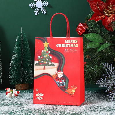 Túi Quà Giáng Sinh Túi Giấy Giáng Sinh Túi Đựng Mùa Giáng Sinh ( 20cm x 11cm x Cao: 27cm)