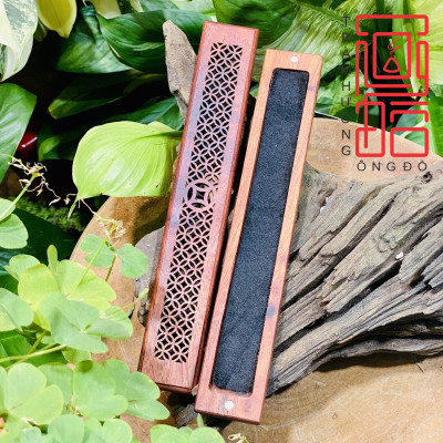 Hộp Gỗ Xông Nhang Trầm Hương Không Tăm