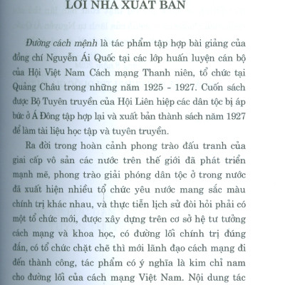 Đường Cách Mệnh (Tái bản 2024) - Hồ Chí Minh