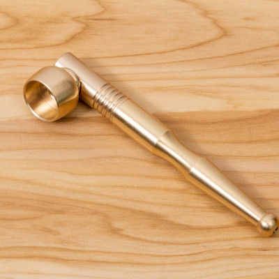 Tẩu lọc thuốc l,á bằng đồng cao cấp, Dùng cho được cả Sợi và điếu : Lớn + Vừa + Nhỏ, có thể tháo rời và vệ sinh !