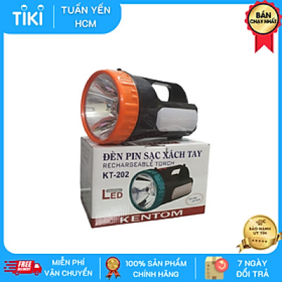 Đèn Pin Sạc Xách Tay Kentom KT-202 (Led)