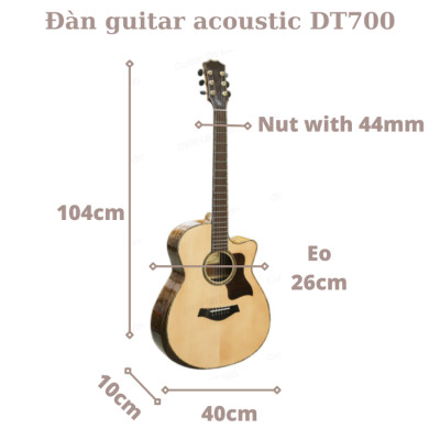 Đàn guitar acoustic DT1500 Duy Guitar Store thùng đàn gỗ cẩm Ấn chất âm thanh tốt sử dụng lâu dài cần đàn cẩn xà cừ tinh xảo