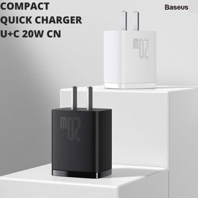 Củ sạc nhanh Baseus Compact Quick Charger 20W (CCXJ)- hàng chính hãng