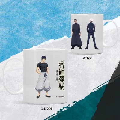 Ly Sứ Jujutsu Kaisen 330 ml - Sunrisepop JKAC036 - Màu Trắng