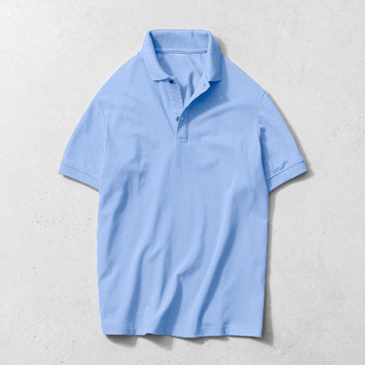 Áo Thun Có Cổ Màu Xanh Biển Cá Sấu 4 Chiều