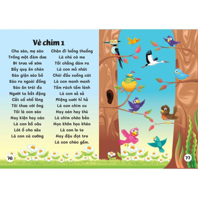 Sách - Đồng Dao Cho Bé - Các Trò Chơi Dân Gian - Các Câu Hát Vè Dân Gian - Bé Từ 3 Đến Trở Lên - Việt Thư