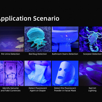 Đèn pin sạc cầm tay nhỏ gọn chiếu tia UV Superfire Z01 sử dụng bước sóng 365nm thông dụng