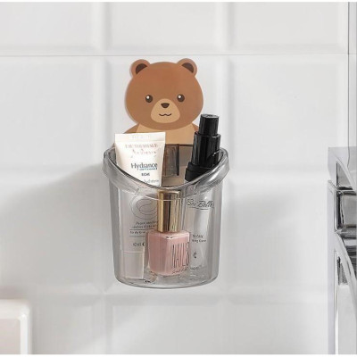 Cốc Đựng Bàn Chải Đánh Răng Hình Gấu Gắn Tường