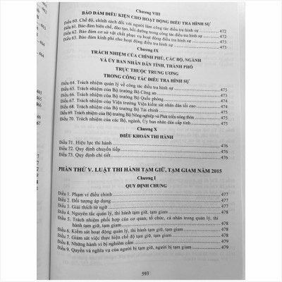 Bộ Luật Hình Sự Năm 2015 (Sửa Đổi Bổ Sung Năm 2017) - Bộ Luật Tố Tụng Hình Sự Năm 2015