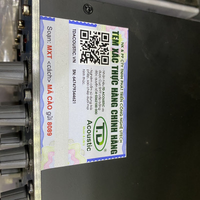 Nâng tiếng TD Acoustic Cb900 Premium hàng chính hãng.Đã tích hợp cổng quang+bluetooh