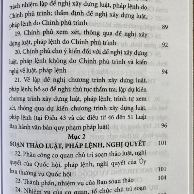 Bình luận khoa học Luật Ban hành văn bản quy phạm pháp luật năm 2015 (được sửa đổi, bổ sung năm 2020) - Lý thuyết, thực định và thực tiễn