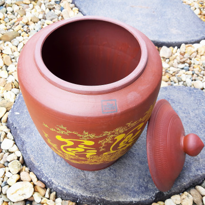 Hũ Gạo Gốm Tài Lộc Hút Ẩm Chống Mốc 20Kg