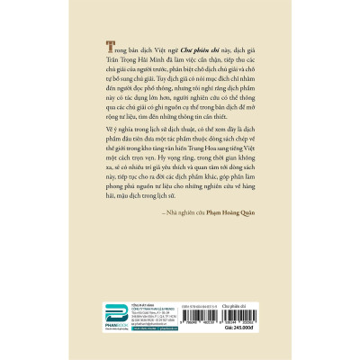 Sách - Chư Phiên Chí - Triệu Nhữ Quát - Phanbook