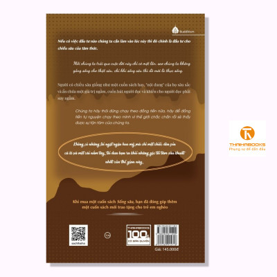 Sách - Sống sâu – Deep Living: Cuốn sách của một vị cư sĩ đã từ bỏ sự nghiệp triệu đô của mình - Thái Hà Books