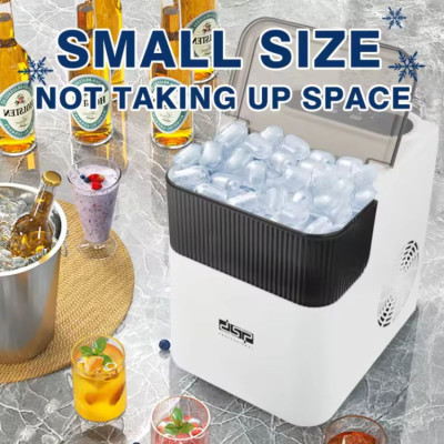 Máy làm đá viên siêu tốc, chỉ trong 6 phút Thương hiệu Nga cao cấp DSP KD8001, Công suất làm đá 90-165W, sản lượng 12kg/24h, Dung tích bình chứa 1,4 lit - HÀNG NHẬP KHẨU, BẢO HÀNH 12 THÁNG