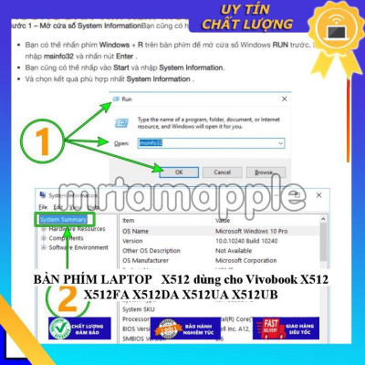 BÀN PHÍM LAPTOP  X512 dùng cho Vivobook X512 X512FA X512DA X512UA X512UB - Hàng Nhập Khẩu New Seal