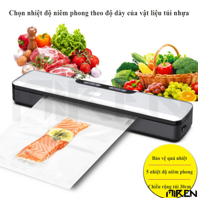 Máy Hút Chân Không Thực Phẩm Vacumm Sealer Đa Năng Hàn Miệng Túi Cao Cấp – Chế Độ Hút Khô, Ướt, Thịt & Chế Độ Hút, Seal Thủ Công Cho Thực Phẩm Rau Củ Quả. Hạt, Bột, Mềm Tùy Chọn. Hàng Chính Hãng 
