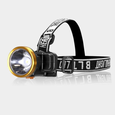 Đèn pin đội đầu Điện Quang ĐQ PFL16 R BLY WW (Pin sạc Lithium, Đen – Vàng, 2.5W, warmwhite)