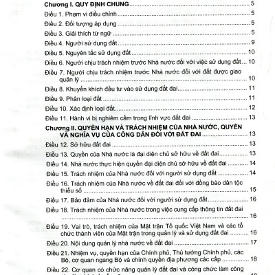 Luật Đất Đai_Quy Định Về Giá Đất, Cho Thuê Đất, Chuyển Mục Đích Sử Dụng Đất Và Bồi Thường, Hỗ Trợ, Tái Định Cư Khi Nhà Nước Thu Hồi Đất
