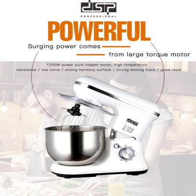 Máy trộn bột, đánh trứng 5.5 lít DSP mã KM3043 -hàng chính hãng
