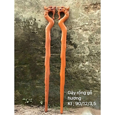 Gậy batong bằng gỗ hương dành cho người già 