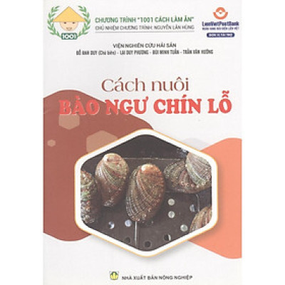 Sách - Cách Nuôi Bào Ngư Chín Lỗ - NXB Nông Nghiệp