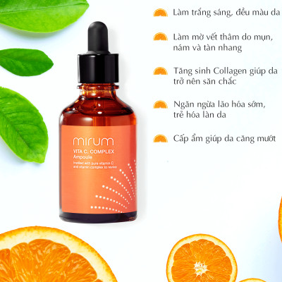 COMBO dưỡng trắng, xóa nám và tàn nhang Mirum 50ml/55ml