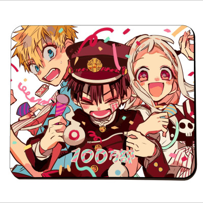 Bàn di chuột , Lót Chuột Jibaku Shounen Hanako-kun cao su dẻo 19.5cm x 23cm