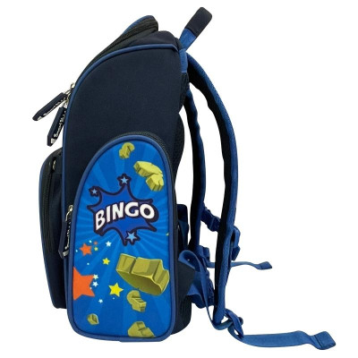 Ba Lô Học Sinh Chống Gù Smart Kids - Earth Super Team - Xanh Đen - B-013