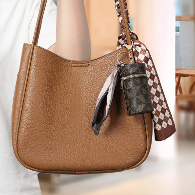 Móc khóa  đa năng cao cấp bằng da - Ví đựng tiền mini thời trang phong cách hiện đại   ,túi đựng son môi,  chìa khóa xe hơi mặt dây chuyền xinh xắn cute