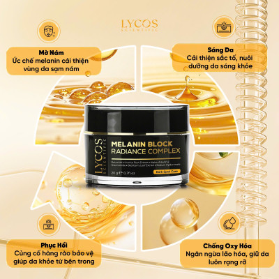 Combo Sáng Da Mờ Nám Lycos : Tinh chất Peel Da Lycos + Kem Nám Đêm Lycos - Xóa nhăn, nám tàn nhang