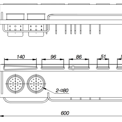Kệ bếp đa năng MOEN KAC0102SL (HÀNG CHÍNH HÃNG)