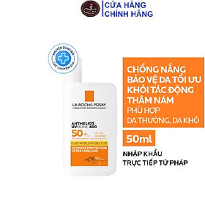 Sữa Chống Nắng La Roche-Posay Anthelios Fluide Invisible Uvmune 400 SPF50+ 50ml