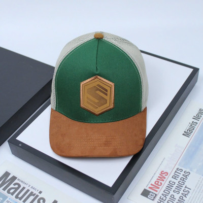 Nón kết, mũ lưỡi trai Trucker Shelby vải kaki phối lưới form chuẩn thời trang