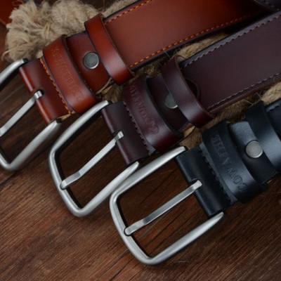 Thắt Lưng Da Bò Chính hãng COWATHER XF013 Nâu Vàng